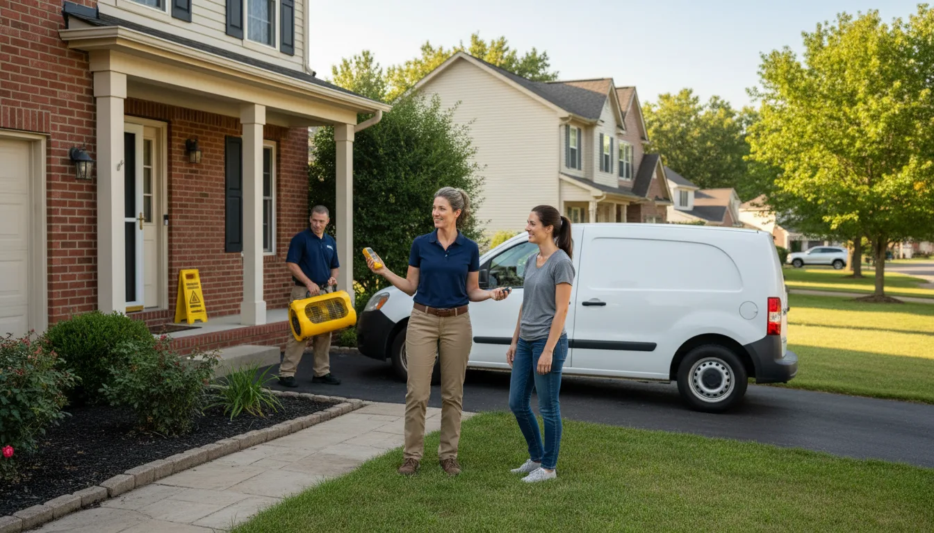 Water restoration image for Water Damage & Restoration Services in Bridge City, TX